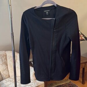 Athleta Black Bomber Jacket